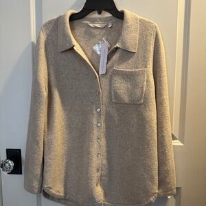 NWT Soft Surrounding Cream Charisse Cardigan sweater